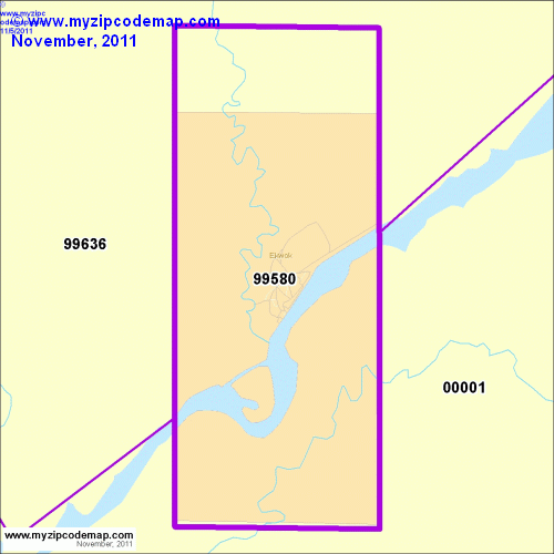 map of 99580