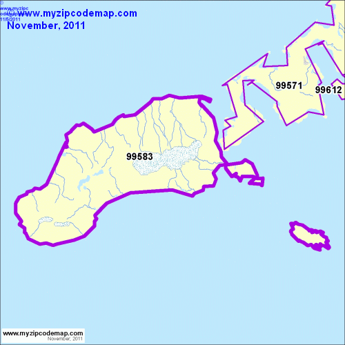 map of 99583
