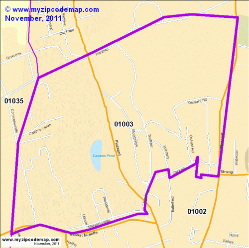 map of 01003