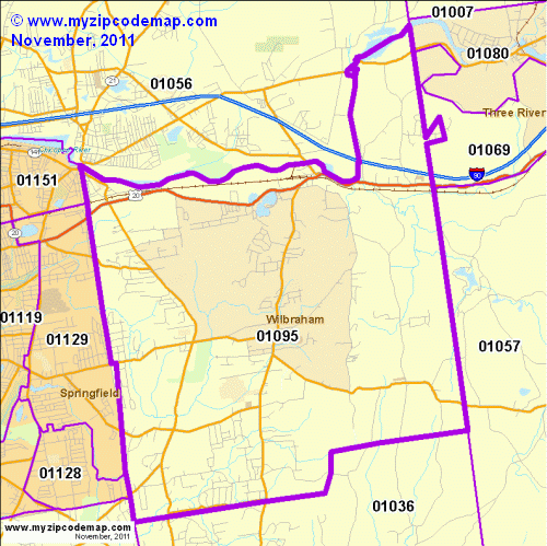 map of 01095