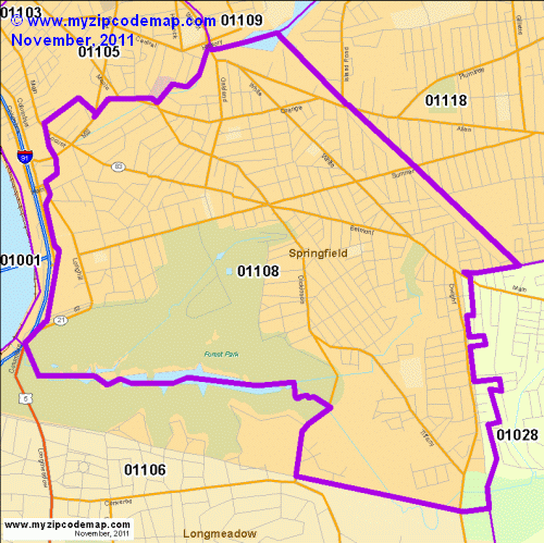 map of 01108