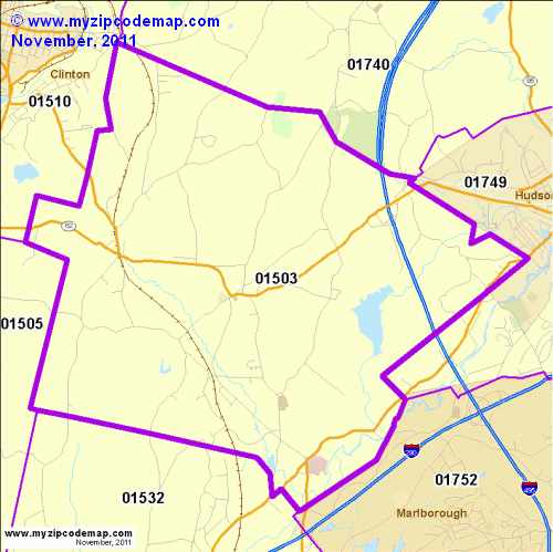 map of 01503
