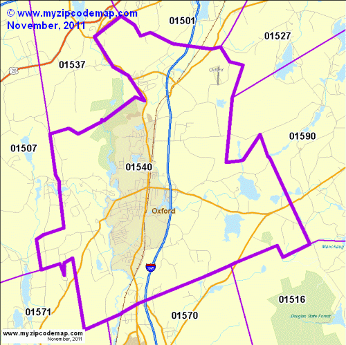 map of 01540