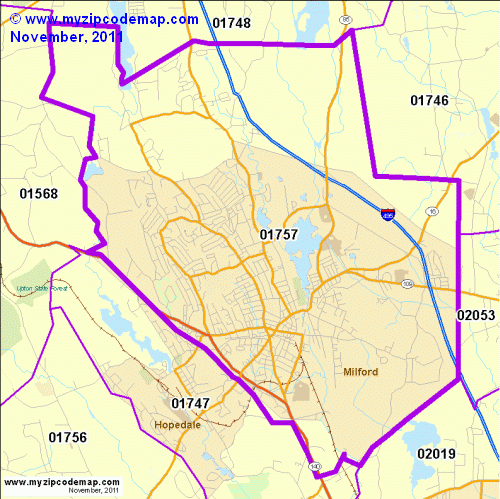map of 01757