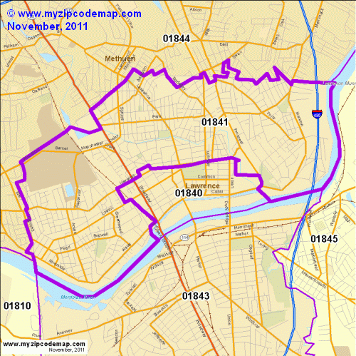 map of 01841