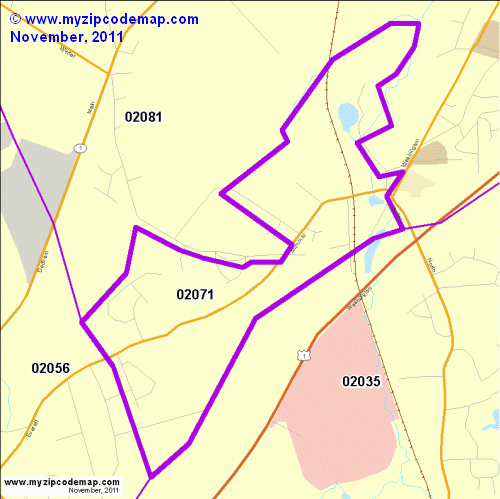map of 02071