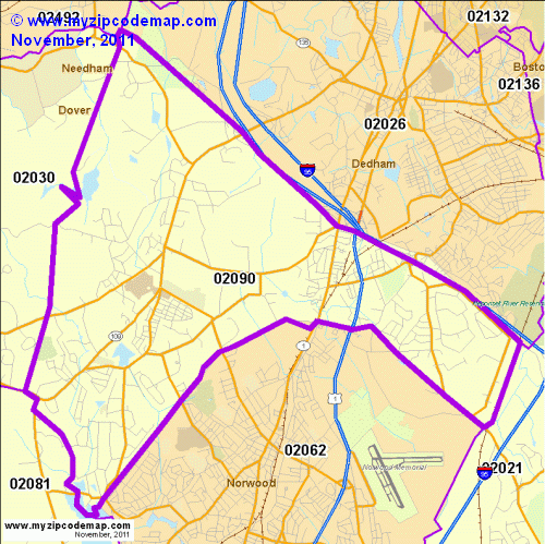 map of 02090