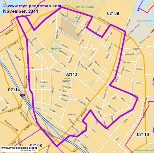 map of 02113