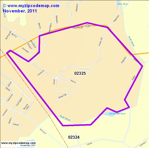 map of 02325