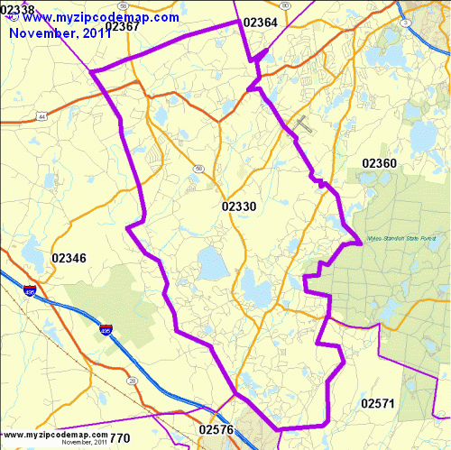 map of 02330