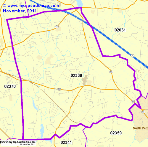 map of 02339