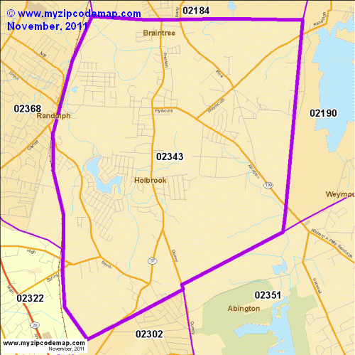 map of 02343