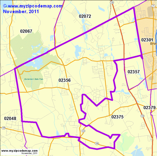 map of 02356
