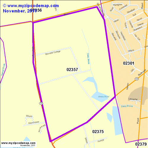 map of 02357