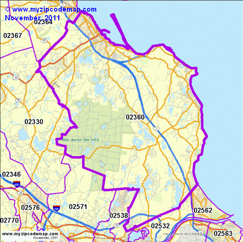 map of 02360
