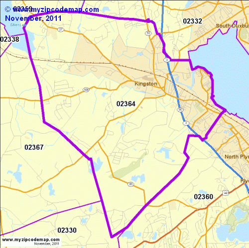 map of 02364
