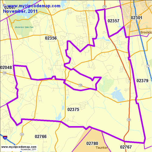 map of 02375