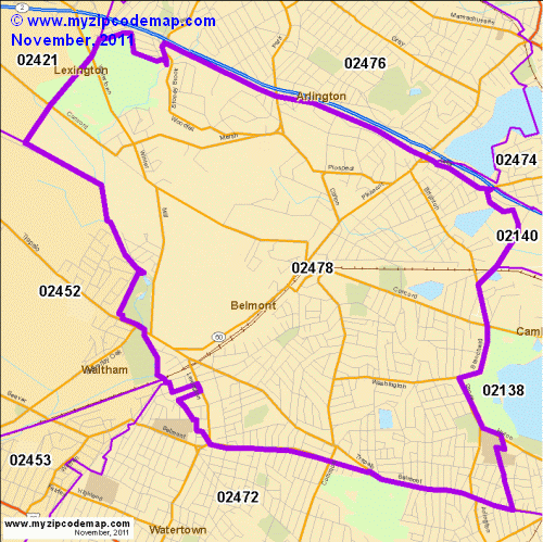 map of 02478