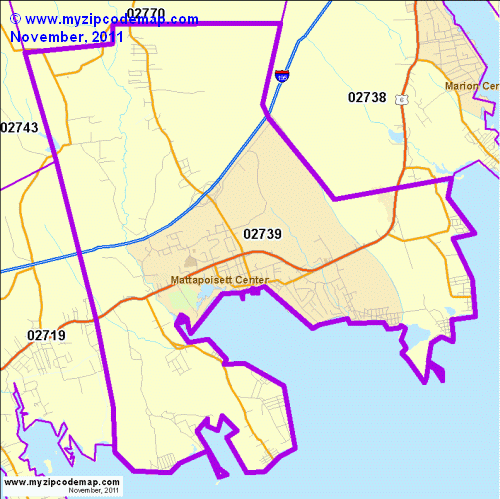 map of 02739