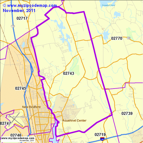 map of 02743