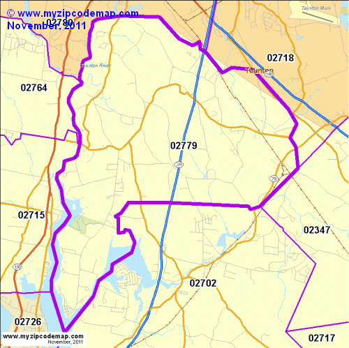 map of 02779