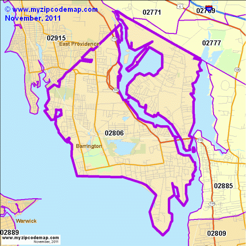 map of 02806