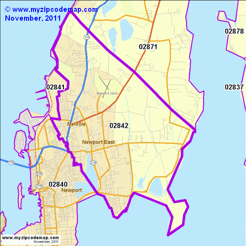 map of 02842