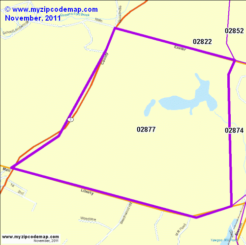 map of 02877