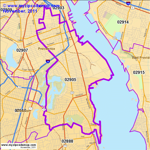 map of 02905