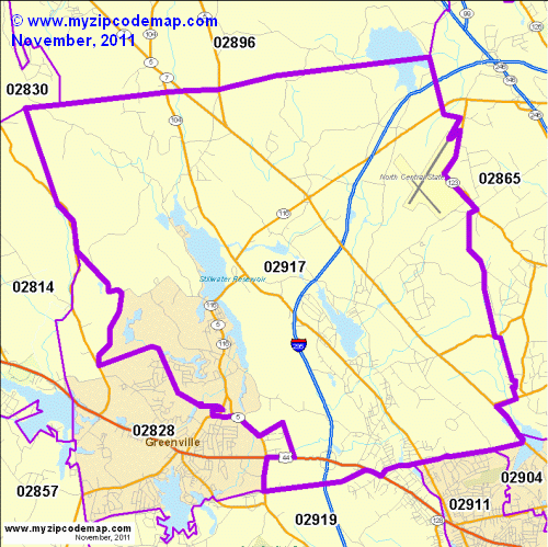 map of 02917
