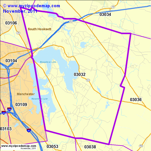 map of 03032