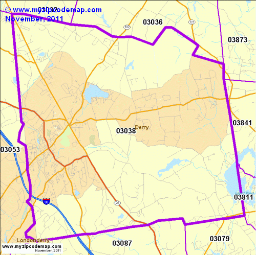 map of 03038