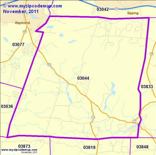 map of 03044