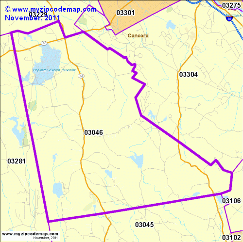 map of 03046