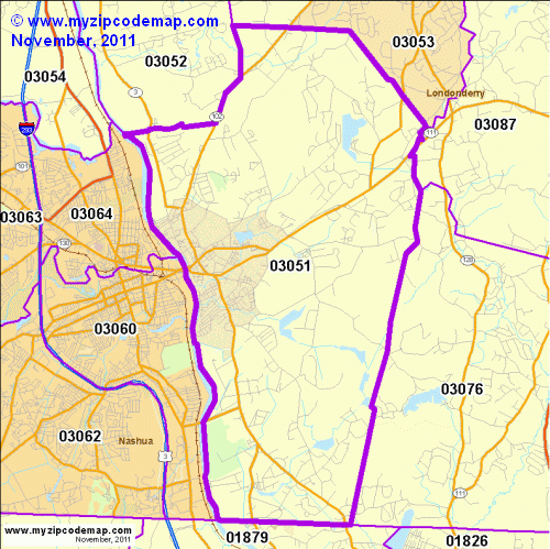 map of 03051