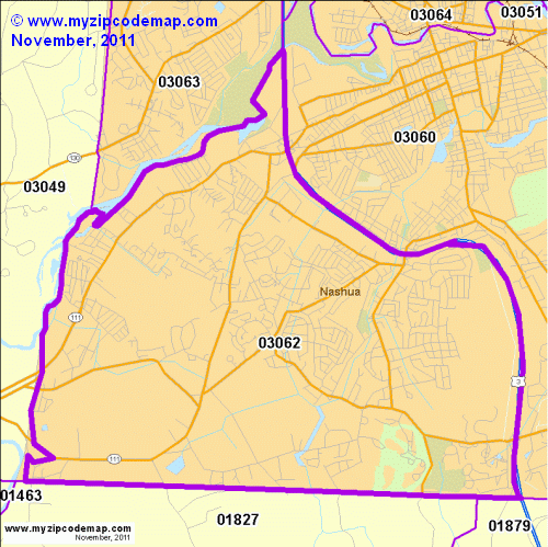 map of 03062