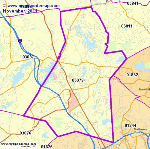 map of 03079