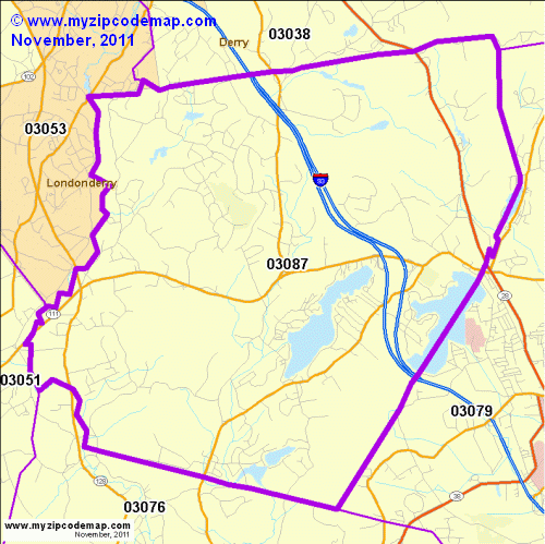 map of 03087