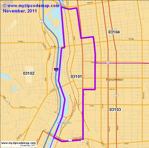 map of 03101