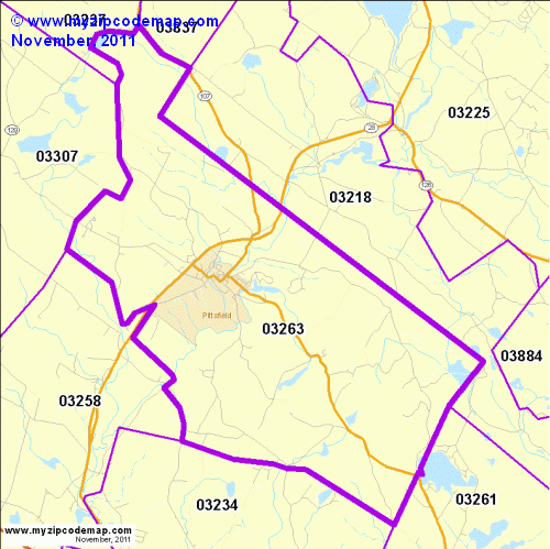 map of 03263