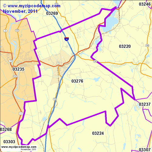 map of 03276