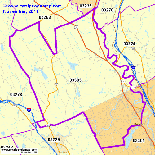map of 03303