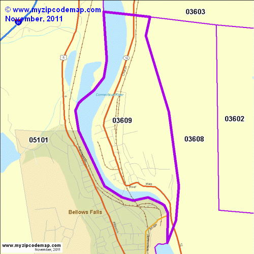 map of 03609