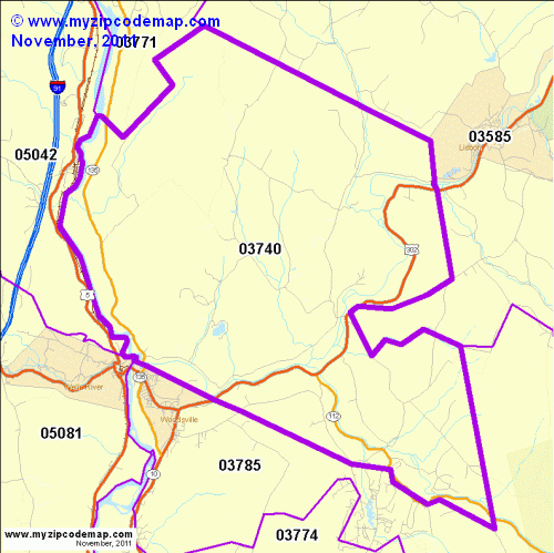 map of 03740