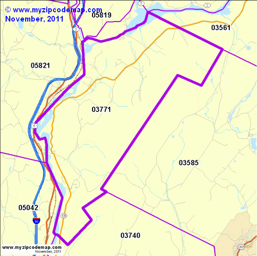 map of 03771