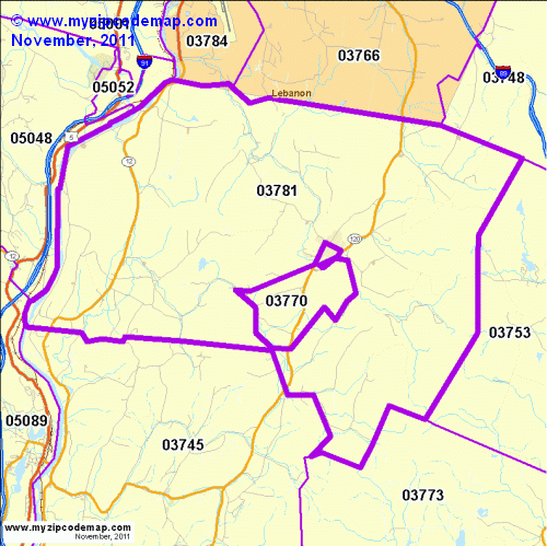 map of 03781