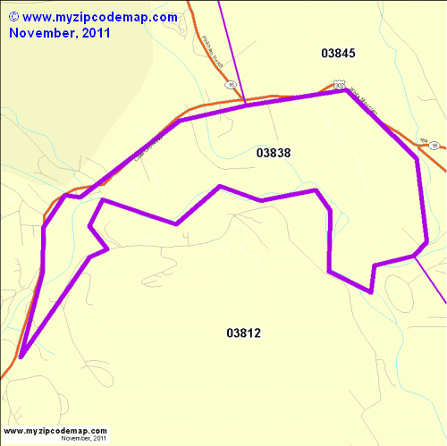 map of 03838