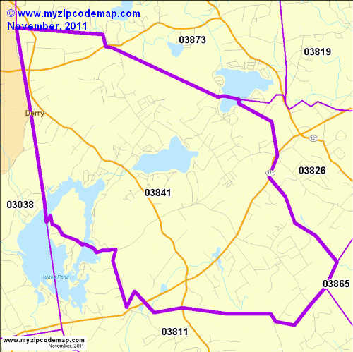 map of 03841