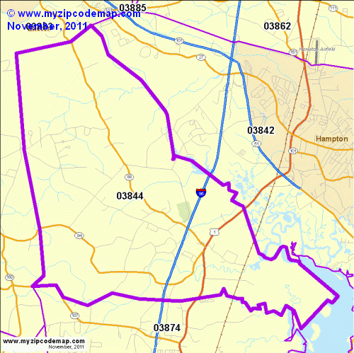 map of 03844