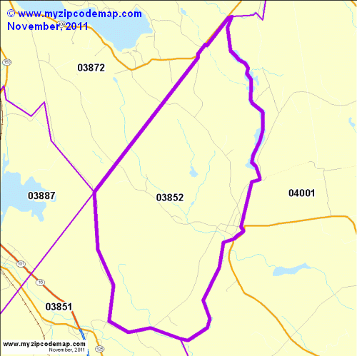 map of 03852